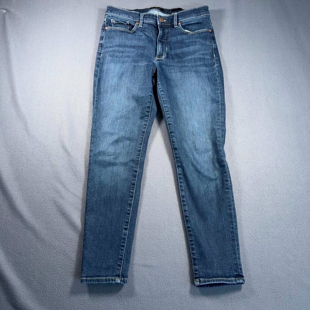 Banana Republic Premium Denim Skinny Jeans Light Wash‎ Blue Mid Rise Stretch 29